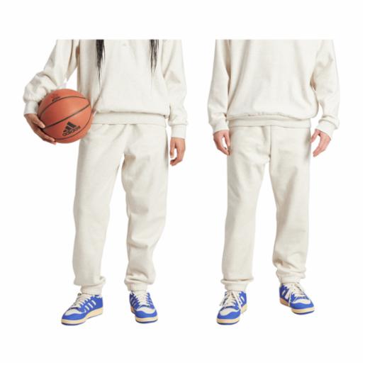 Pantalón adidas Unisex Basketball Blanco