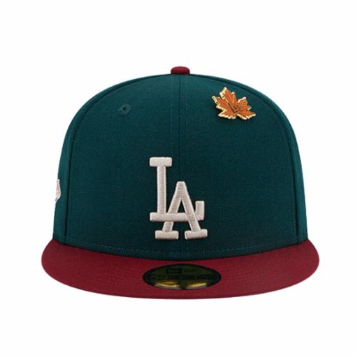 Snapback New Era 59Fifty Los Angeles Dodgers Verde