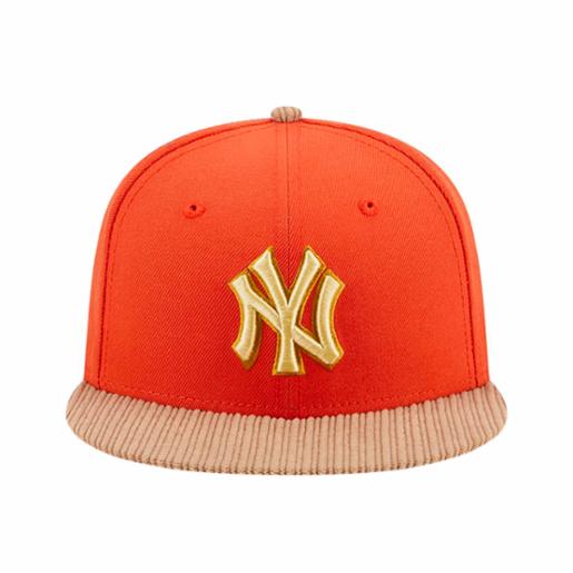 Snapback New Era 9Fifty New York Yankees MLB Autumn Naranjo/Dorado