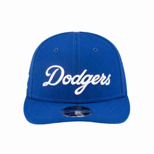 Snapback New Era 59Fifty Los Angeles Dodgers Felt x MLB Low Profile Azul/Blanco