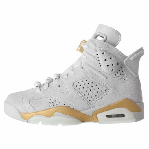 Air Jordan 6 Retro Zapatilla Jordan Mujer Blanco/Dorado