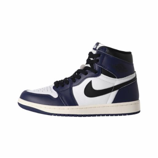 Air 1 Retro High OG Zapatillas Jordan Hombre Blanco/Azul Marino