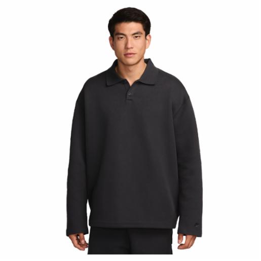 Polera Nike Tech Fleece Gris