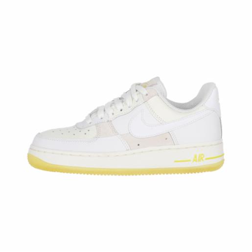 Zapatilla Nike Wmns Air Force 1 07 Low 'Patchwork' Summit White/Yellow Optic