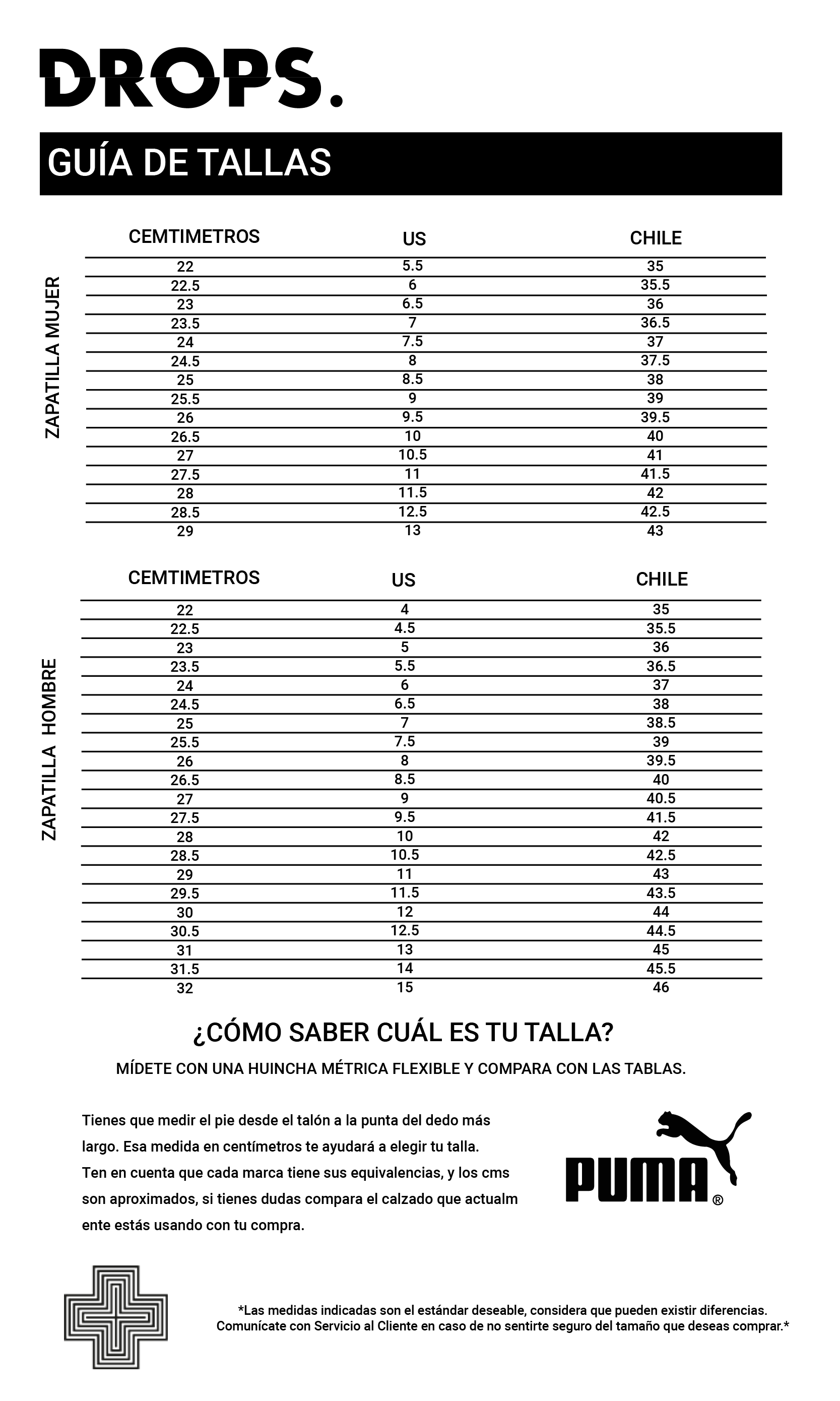 GSDropsPumaZapatillaHombreMujer